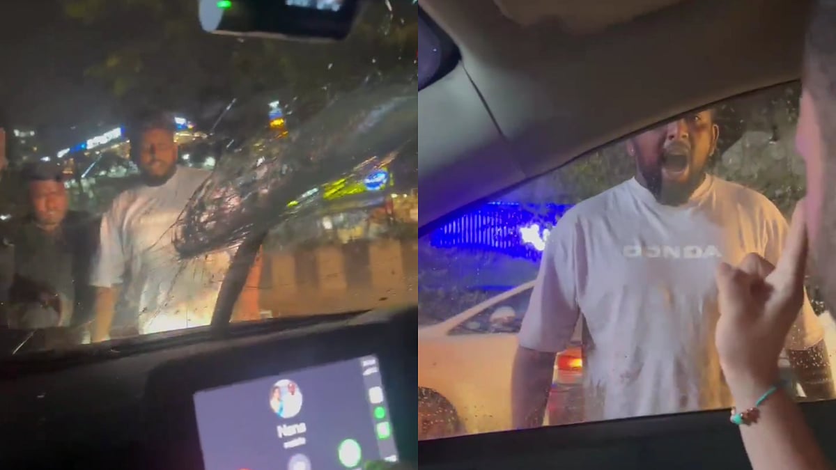 X : Bengaluru road rage viral video